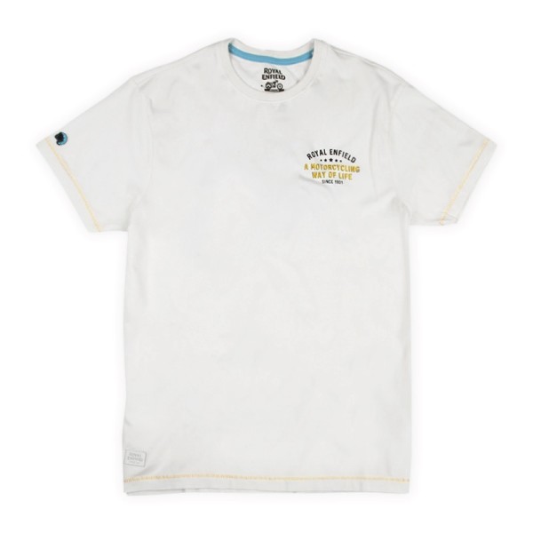 Royal Enfield Royal Enfield Keep Riding T-Shirt - Off White